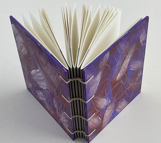 Coptic Binding with painted cover