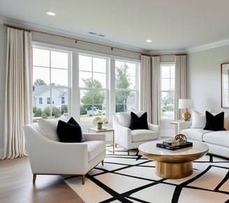 a living room with a couch and a coffee table northern virginia