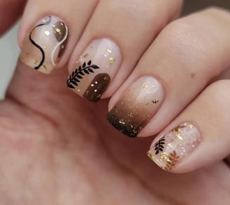 Uñas inspiradas en la naturaleza