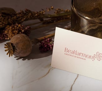 Design de la carte de visite de Beaharmony