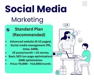 Grow your business online with custom website design and social media marketing