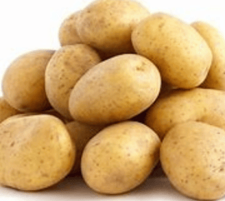 load of white potatoes
