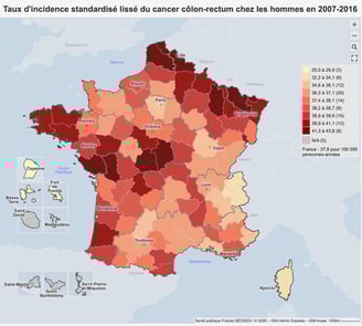 PESTICIDES SANTÉ CANCERS CARTE