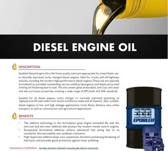 Heavy-duty diesel engine oil manufacturer