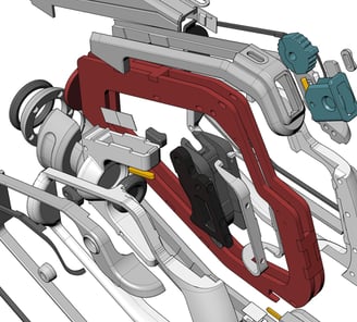 DFM-ready CAD. From concept sketches to finished exploded 3D model
