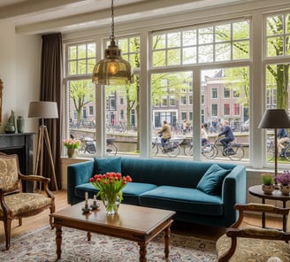 an apartment for rent in Amsterdam for expatriates, relocation services