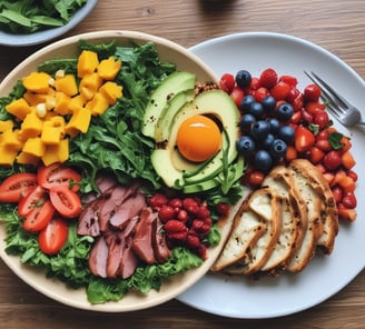 dish on white ceramic plate