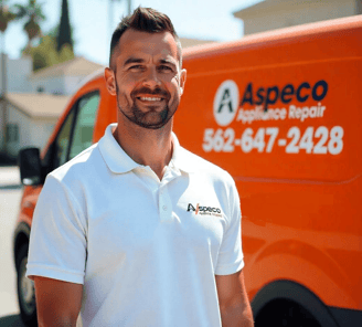 Aspeco appliance repair technician van Los Angeles
