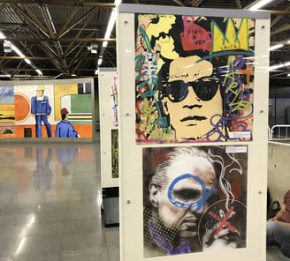 Encante-se com a exposição "Se Liga no Traço" de Sérgio Astral. Suas obras Pop Art 