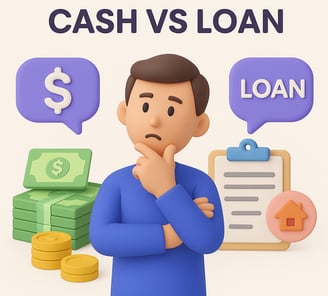 Cash vs loan