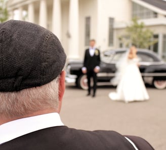 Photography moments add an element of elegance and allure to the bride and groom's memories.