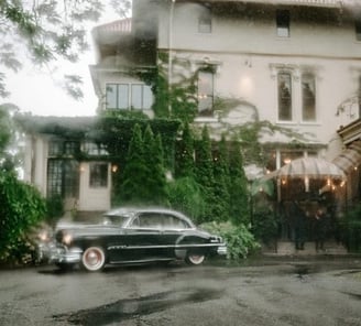 Serene moments are just one of the virtues of a vintage getaway car.