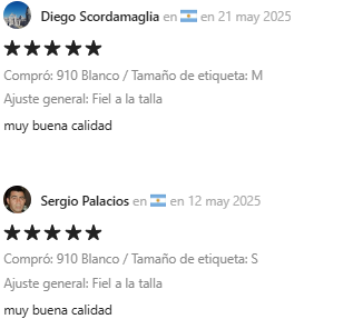 Testimonios reales de usuarios argentinos que compraron prendas de vestir en Temu y les gusto.