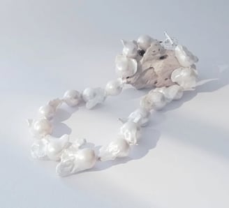 Collana Perle Scaramazze Bianche
