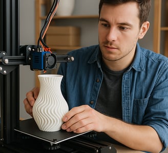 Protótipo criado com impressão 3D por pequeno negócio