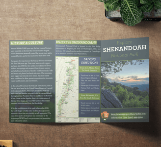 Shenandoah National Park Trifold