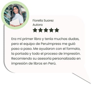Opinión sobre impresión profesional de libros editoriales en Peruimpress Lima