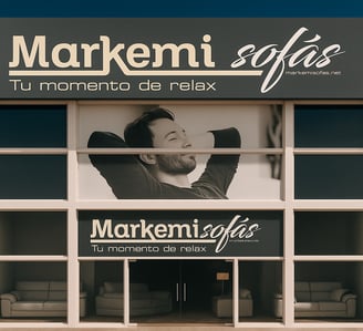 fachada de la tienda markemisofas
