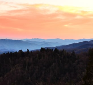 Don Sniegowski: The Sky Is On Fire Over The Blue Ridge Mountains