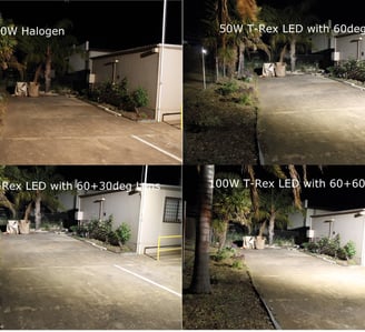 sustainable led lighting comparison with halogen