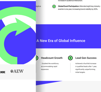 a website page with a green background and a green arrow