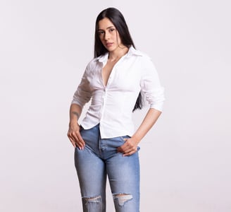 Polas para Abie, para la presentar a la agencia de modelos Sara studio