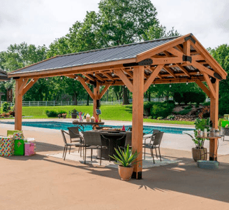 wood pergolas