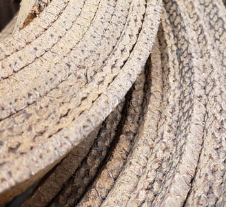 brake lining woven, molded in rolls cut to length for industrial brakes and restoration brakes call 260-426-3331