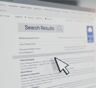 Image of search results page