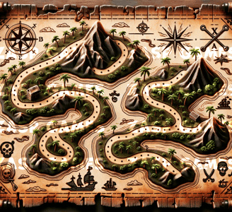 Mapa pirata 1.21€