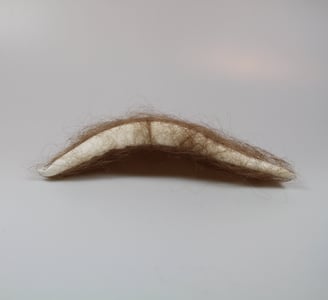 Jennifer Mae Wood, The Third Shift, Women's shoulder pad, hair, needle, 6x4x6, 2016,