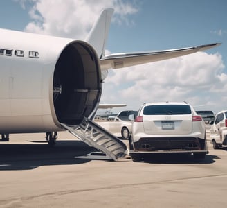 blue and white striped round textile