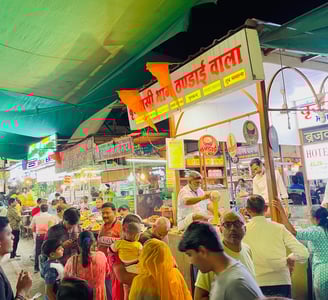 Food at Nathdwara Rajasthan