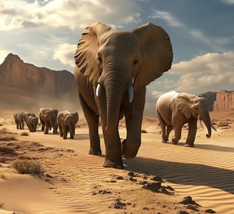 Kleurplaat Olifant
