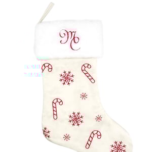 Mariah Carey Official Christmas Satin Embroidered Stocking