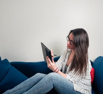 cassy with tablet