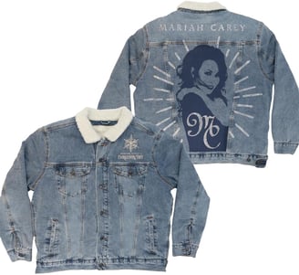 Mariah Carey Official Christmas Time Tour Merch Denim Jacket