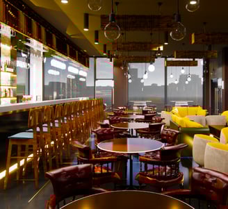 AIRA Interiors-restaurant 3d