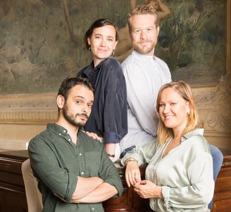Photo des membres du quatuor lyrique Opale
