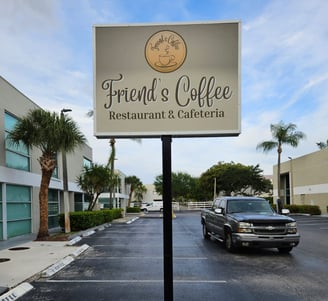 Friend's Coffee Sign