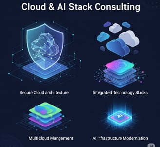 secure cloud architecture with multicloud managment photo