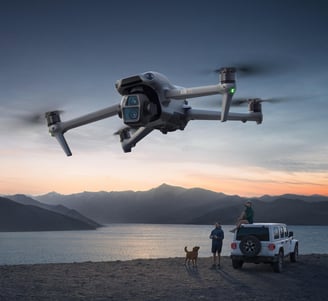 The DJI Air 3S for hire in Christchurch