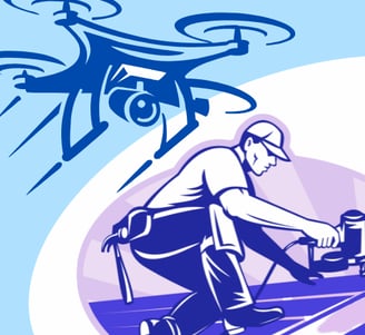 Drone and Roofer