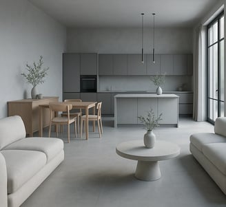 salon-comedor-cocina-lujo-mediterraneo-minimalista-colores-frios