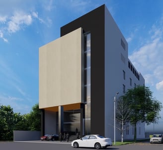 the front elevation of the Hotel situated opposite Beaconhouse National University near Bahria Town