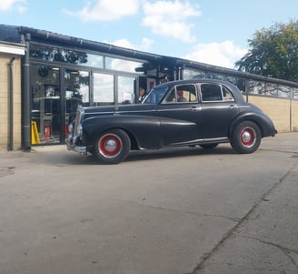 Our own 1951` Wolesley 6/80 hot rod. Bought pretty much as is but we have been improving her slowly.