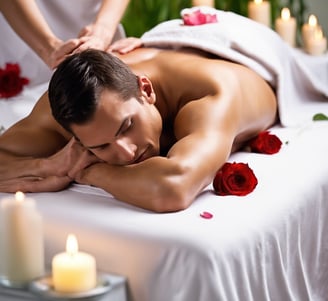 Female to male body to body massage centres