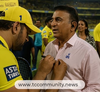 When MS Dhoni Signed Gavaskar’s Shirt: The Unforgettable Moment from IPL 2023