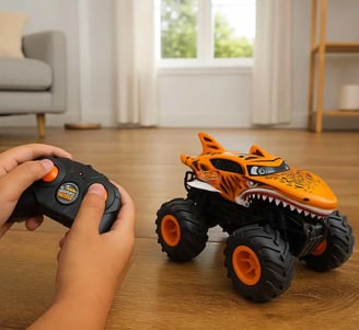 Monster Rc Tiger Shark (Simple) con control remoto