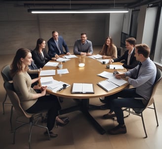 group of people using laptop computer